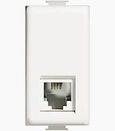 Accesorio conector teléfono RJ11 Bticino Línea Matix (completo)